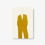 Golden Suit Silhouette