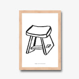 Simple Stool Sketch