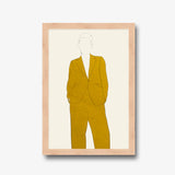 Golden Suit Silhouette