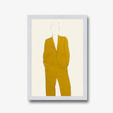 Golden Suit Silhouette